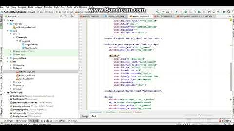 part-10 android app frontend&backend in android studio and laravel, creatingLogin || by Techies Time