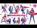 BEST PARTNER YOGA | Partner Yoga | Calm & Easy Duo Yoga for Deep Relaxation #Yoga