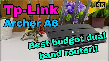 Tp-Link Archer A6 AC1200 Wireless MU-MIMO Gigabit Router Unboxing | 4k hdr | #tplink #4k