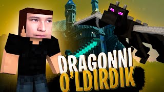 MINECRAFT FINAL / DRAGONNI O'LDIRDIK / UZBEKCHA LET'S PLAY