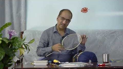 Converting a headlight badminton racket into headheavy/Hindi