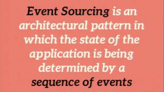 Building microservices with event sourcing and CQRS