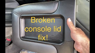 1999-2007 ..GM TRUCK CENTER CONSOLE LID REPLACEMENT FIX.. UNDER  $50