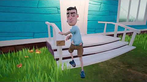 Hello Neighbor Act2- How to find Red key to Escape (Easiest Walkthrough)