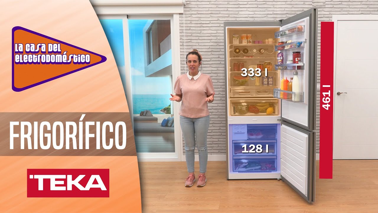 Teka RBF 78720 GWH - Frigorífico 70cm Cristal Blanco NoFrost