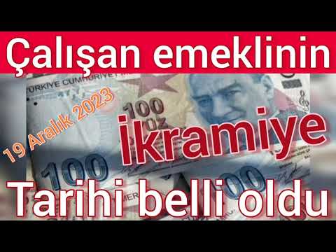 Çalışan emeklinin ikramiye tarihi belli oldu. 5000 TL İkramiye ne zaman yatacak?