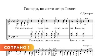 Господи, Во Свете Лица Твоего - С. Дегтярёв (Сопрано 1)