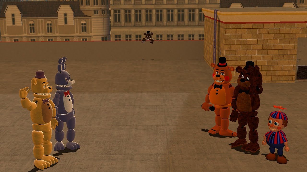 gmod fnaf | unwithereds stuck on a raft (part 2) - YouTube