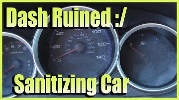 Instrument Cluster  GAUGES PLASTIC REPAIR scratches cloudy how to tutorial sanitizing car gone wrong