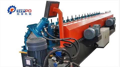 Former Steel Making Roller Shutter Door Frame Cold Roll Forming Machine