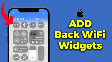 How To Add Wi-Fi Widget To iPhone Control Center (iOS 18) |  Apple info