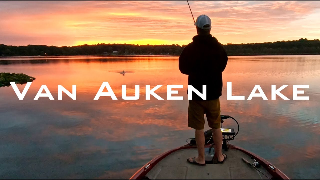 Van Auken Lake Bass Fishing YouTube