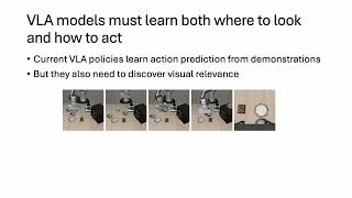 Gaze-Regularized Vision Language Action Models for Robotic Manipulation