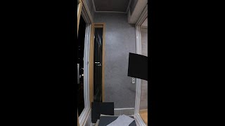 발코니 벽에 데코타일은 이런 느낌 How To Install Vinyl Plank Flooring [ balcony wall ]
