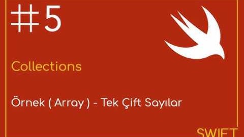 Swift : Örnek ( Array ) Tek Çift Sayı Bulma