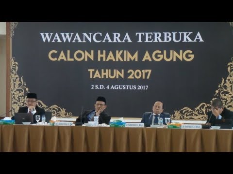 Komisi Yudisial Gelar Wawancara Terbuka Calon Hakim Agung 2017