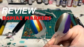 REVIEW: Dspiae metallic paint markers…pretty damn good