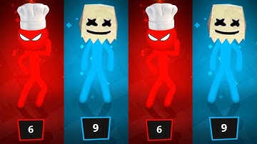 Stickman Party - Tournament Mode 1234 Player Random | Gameplay Walkthrough Part 117