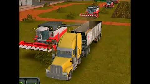 Corn Unloading in fs 18 ll #shorts