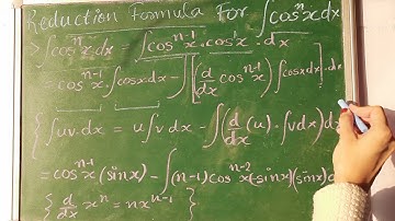 Reduction formula for cos^n(x).[Part 1]