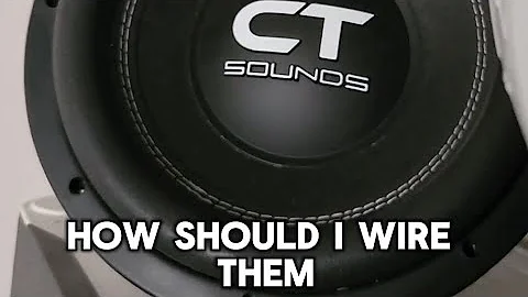 how to wire 2 dual 2 ohm voice coil subs to 1 ohm