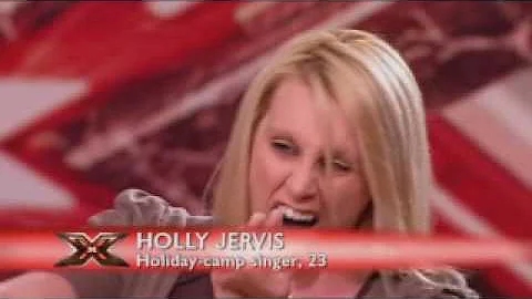 THE X FACTOR 2008 - Holly Gervis (Cave Mouth!)