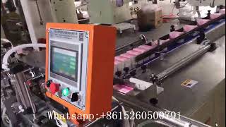 Semi automatic multi bags facial tissue bundle packing machine