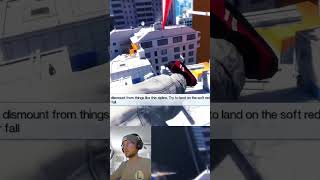 Did you guys see that? #gaming #funny #mirrorsedge #parkour #falling