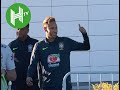Neymar, Philippe Coutinho, Gabriel Jesus, Roberto Firmino and Fred all train with Brazil in London