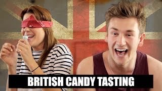 British Candy Tasting Ft Grace Helbig