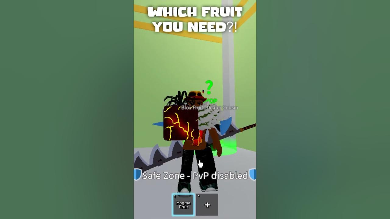 CONSEGUI MINHA NOVA FRUTA MAGMA NO BLOX FRUITS 