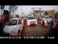 SRS New S3 4G Android ADAS dashcam - Evening video Sample | City Drive | Rear Camera | RAW Originals