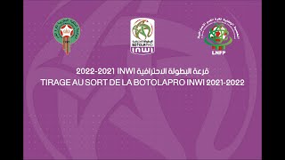 البث المباشر لمراسيم قرعة البطولة الوطنية الإحترافية إينوي - موسم 2021-2022