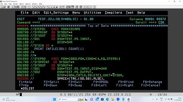 Real time use of Symbolic parameter | All About mainframes