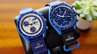 Omega x Swatch MoonSwatch Mission to the Super Blue Moonphase and Mission to Neptune