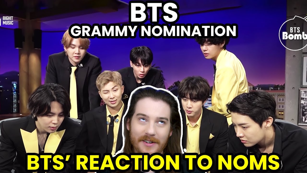 BTS Grammy Nomination Night REACTION! YouTube