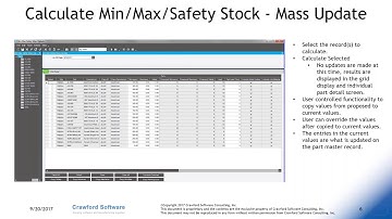 New Features and Functionality in Epicor 10.1  Supply Chain