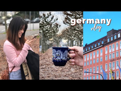 🇩🇪 germany vlog • pork knuckles, frankfurters, christmas in frankfurt 🎄✨️
