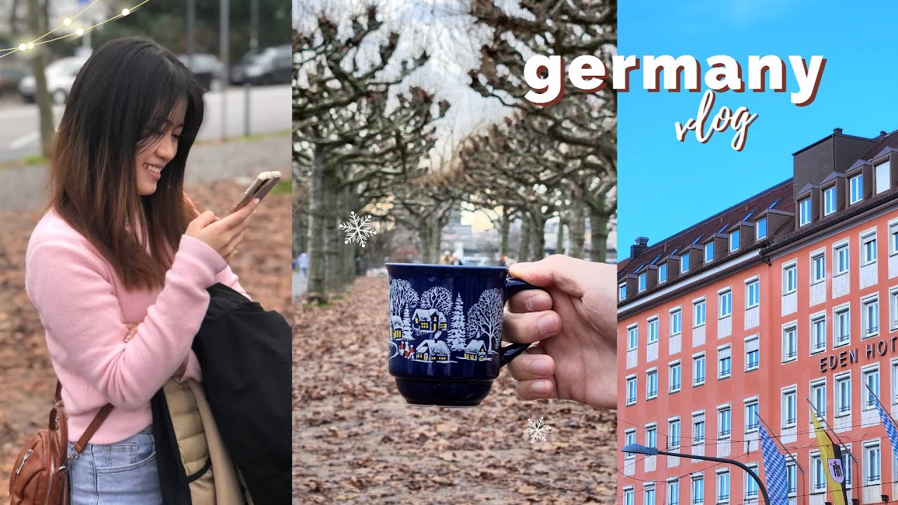🇩🇪 germany vlog • pork knuckles, frankfurters, christmas in frankfurt 🎄