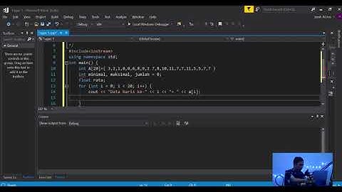 Tutorial Membuat Program Mencari Nilai Minimal,Maksimal,Rata-Rata di Array Bahasa C++