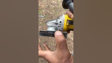 Beware of Angle Grinder Kickback‼️ #carpentry #tips #tricks #anglegrinder #safetyfirst #kickback