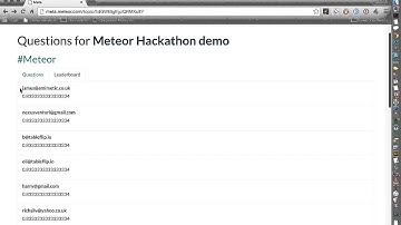 Meta -Meteor Hackathon 2015