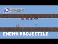 Enemy Shoot Vertical Projectile - SuperJetroid 2D Platformer (Indonesia)