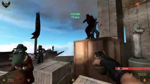 ZOMBIE ESCAPE MOD ON COUNTER-STRIKE: SOURCE, MAP: ZE_feywood, Level 2, CSS
