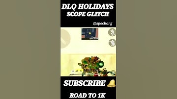 DLQ33 HOLIDAYS GLITCH | CALL OF DUTY:MOBILE | #shorts