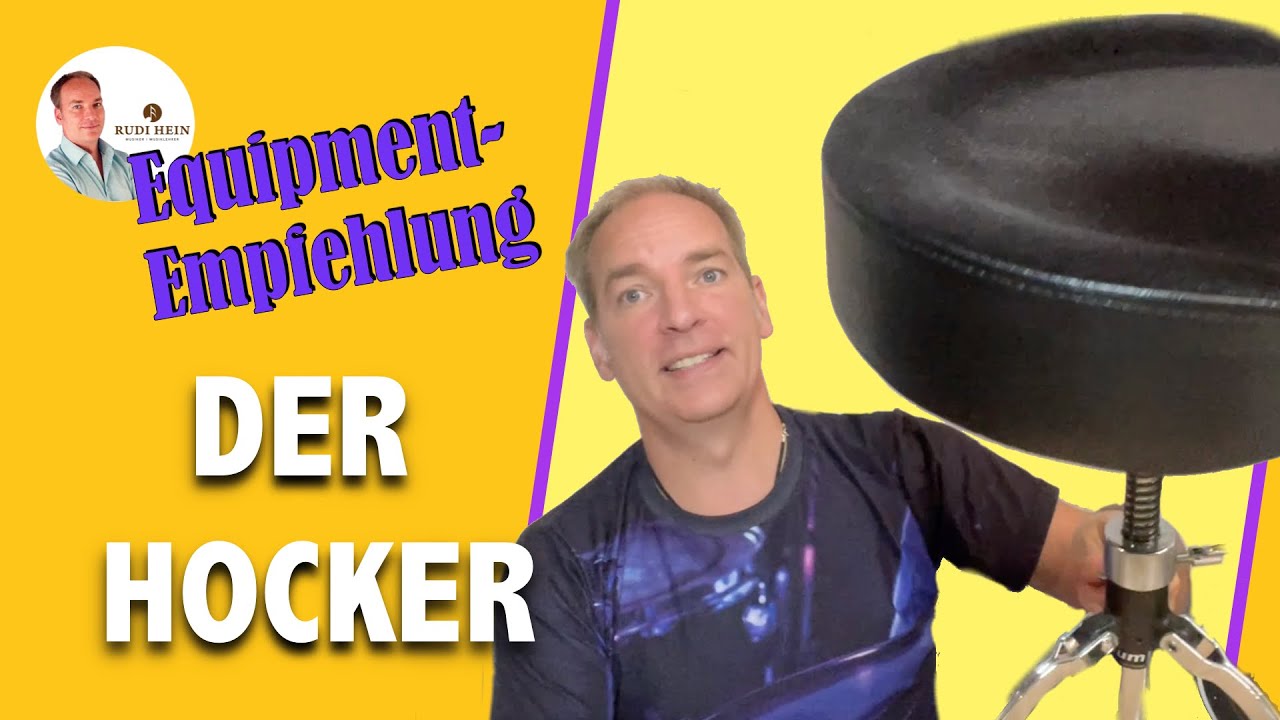 Empfehlung: Hocker Millenium - warum ich den Hocker gut finde - Schlagzeug lernen mit Rudi Hein