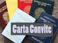 Carta Convite para Portugal