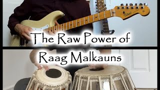 INTENSE Raag Malkauns on Guitar and Tabla - Fast Section - Drut Teental 200BPM