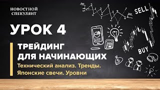 Основы трейдинга. Урок 4. Технический анализ. Тренды. Японские свечи. Уровни. Основы трейдинга. Урок 4. Технический анализ. Тренды. Японские свечи. Уровни.
