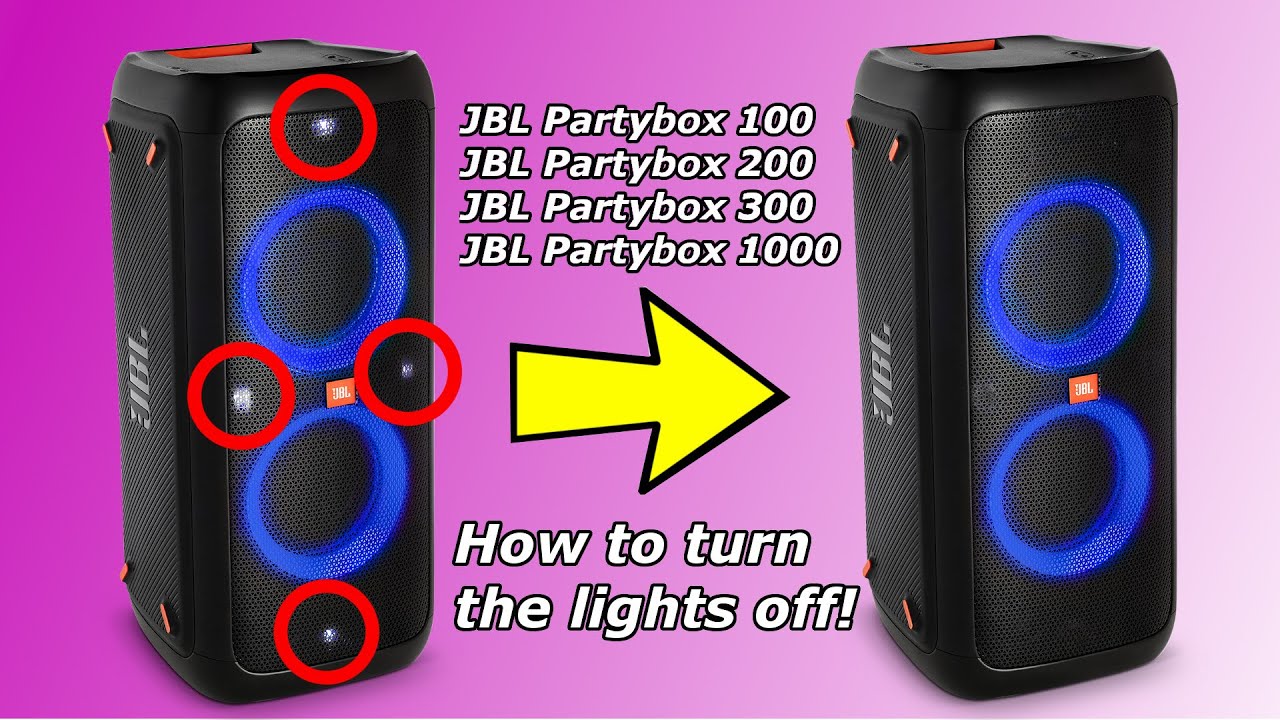 STROBE LIGHTS (JBL Partybox 100 